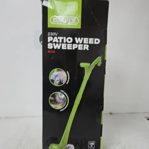 DRAPER PATIO WEED SWEEPER 230V