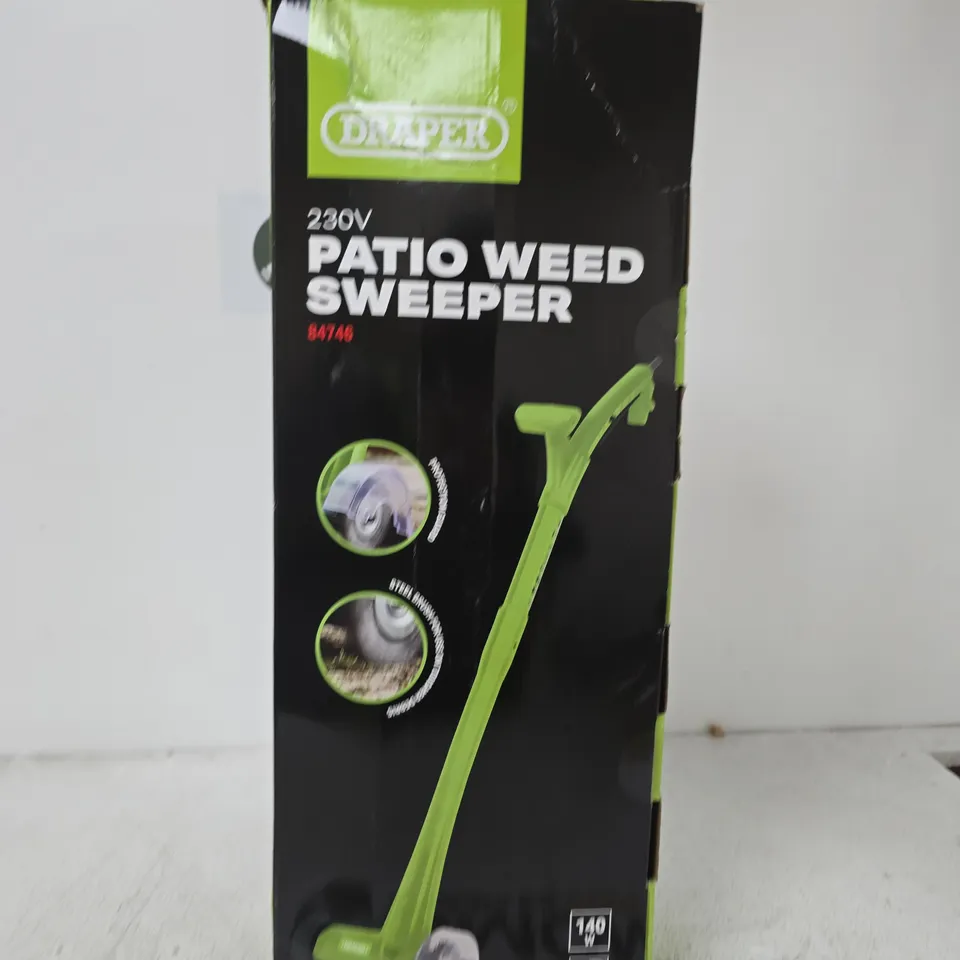 DRAPER PATIO WEED SWEEPER 230V
