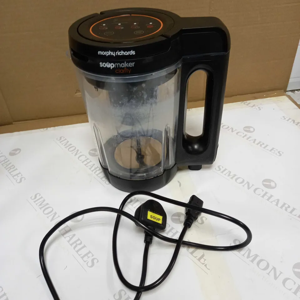 MORPHY RICHARDS CLARITY SOUP MAKER