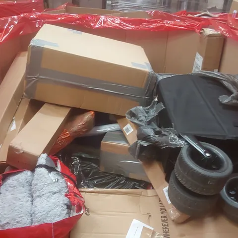 PALLET CONTAINING A LARGE QUANTITY OF ASSORTED ITEMS INCLUDING: CART, PED BED ECT