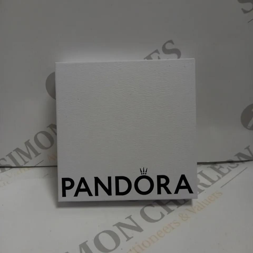 BOXED PANDORA HEART SHAPED NECKLACE & EARRINGS SET