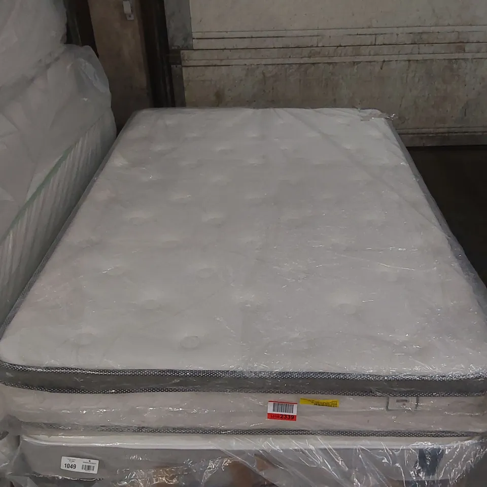 QUALITY BAGGED MURCIA SLEEP PILLOW TOP POCKET SPRUNG MATTRESS - 4'6 DOUBLE