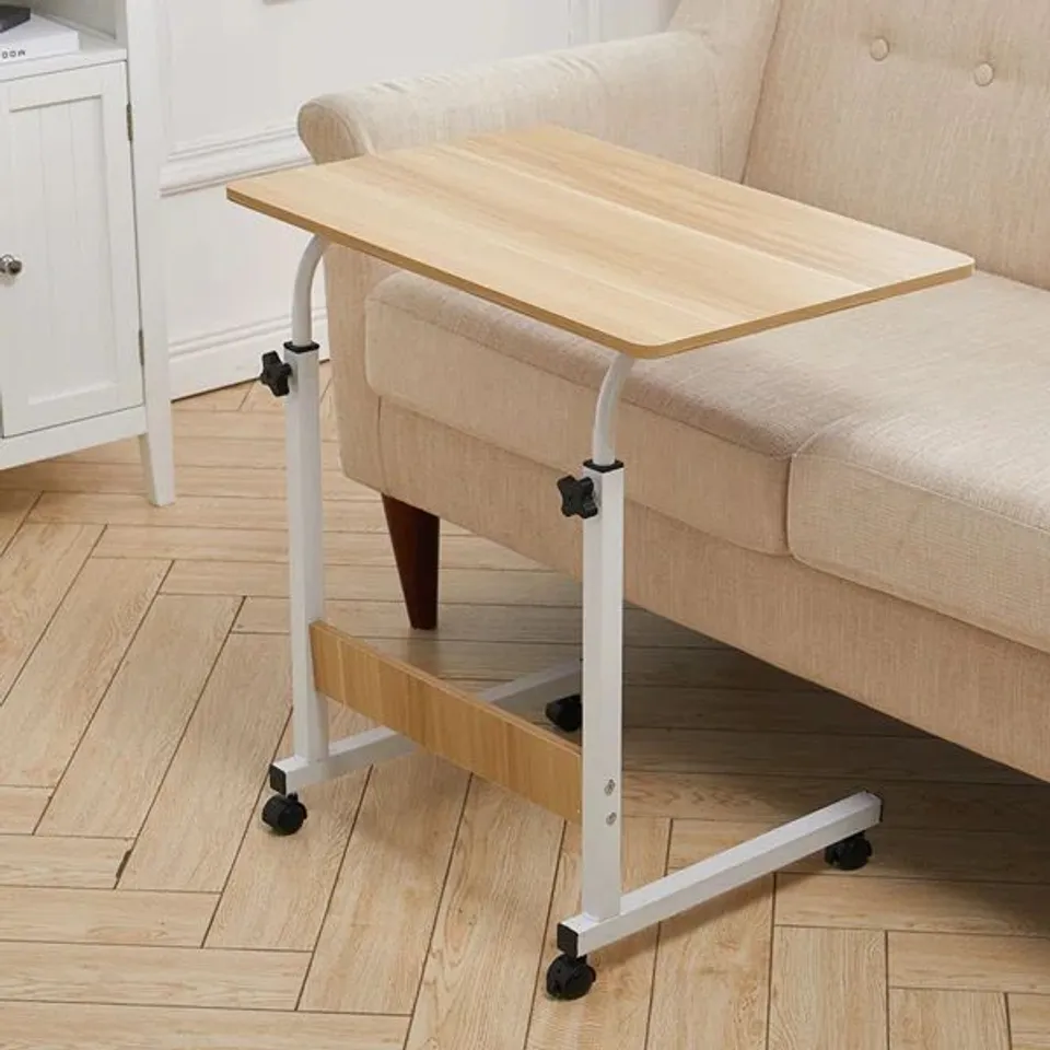 BOXED HEIGHT ADJUSTABLE COMPUTER TABLE STANDING DESK WITH WHEELS