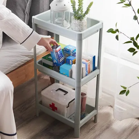 BOXED ALYXANDRA FREESTANDING BATHROOM SHELVES