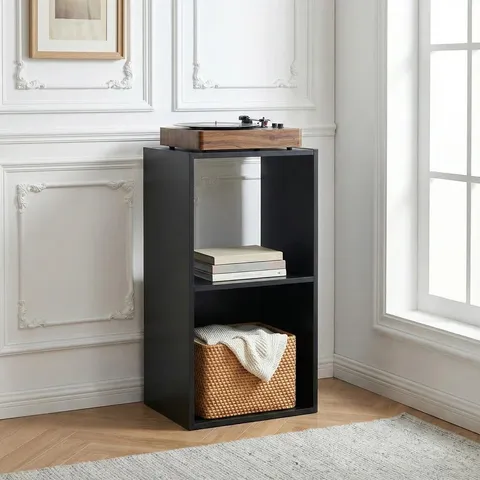 BOXED HOME GARDEN DIRECT IR032 1X2M CUBE STORAGE - BLACK (1 BOX)