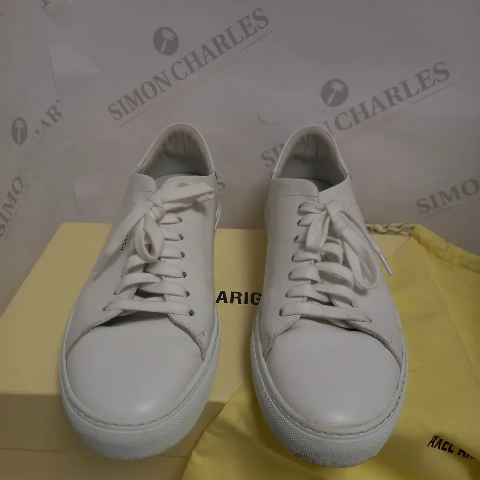 AXEL ARIGATO CLEAN 90 WHITE TRAINERS UK 8 