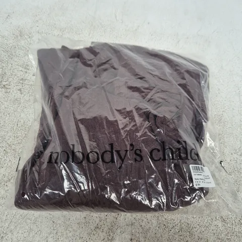 NOBODYS CHILD BAILEY MINI DRESS – CHOCOLATE FONDANT, UK 10