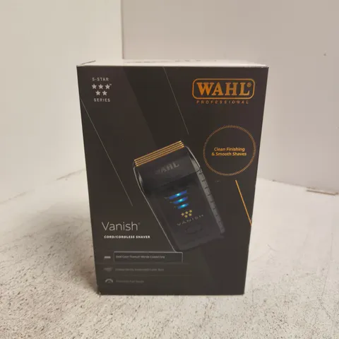 BOXED WAHL VANISH CORD/CORDLESS SHAVER