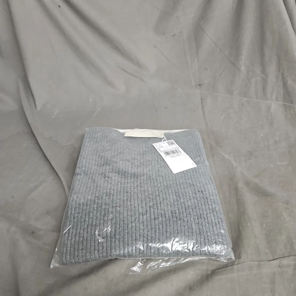 MANGO JERSEY KNIT TOP – WOMEN'S, GREY, SIZE S BAGGED