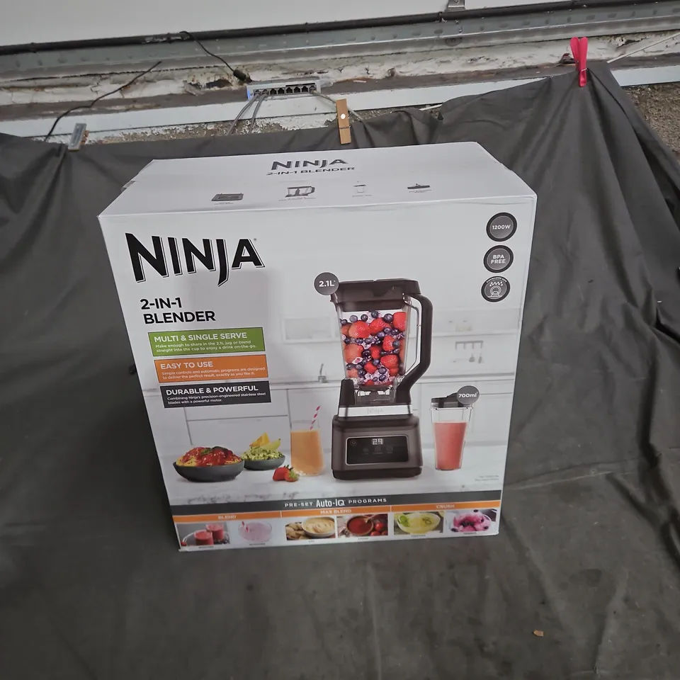 NINJA 2-IN-1 BLENDER – BOXED (1200 W, 2.1 L)
