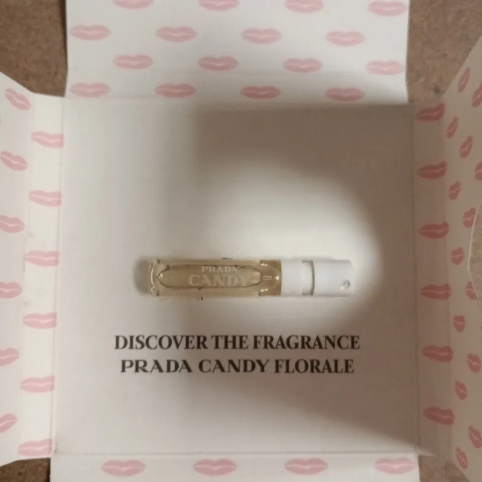 APPROXIMATELY 15 PRADA CANDY FLORALE FRAGRANCE SAMPLE – MINIATURE PERFUME VIAL