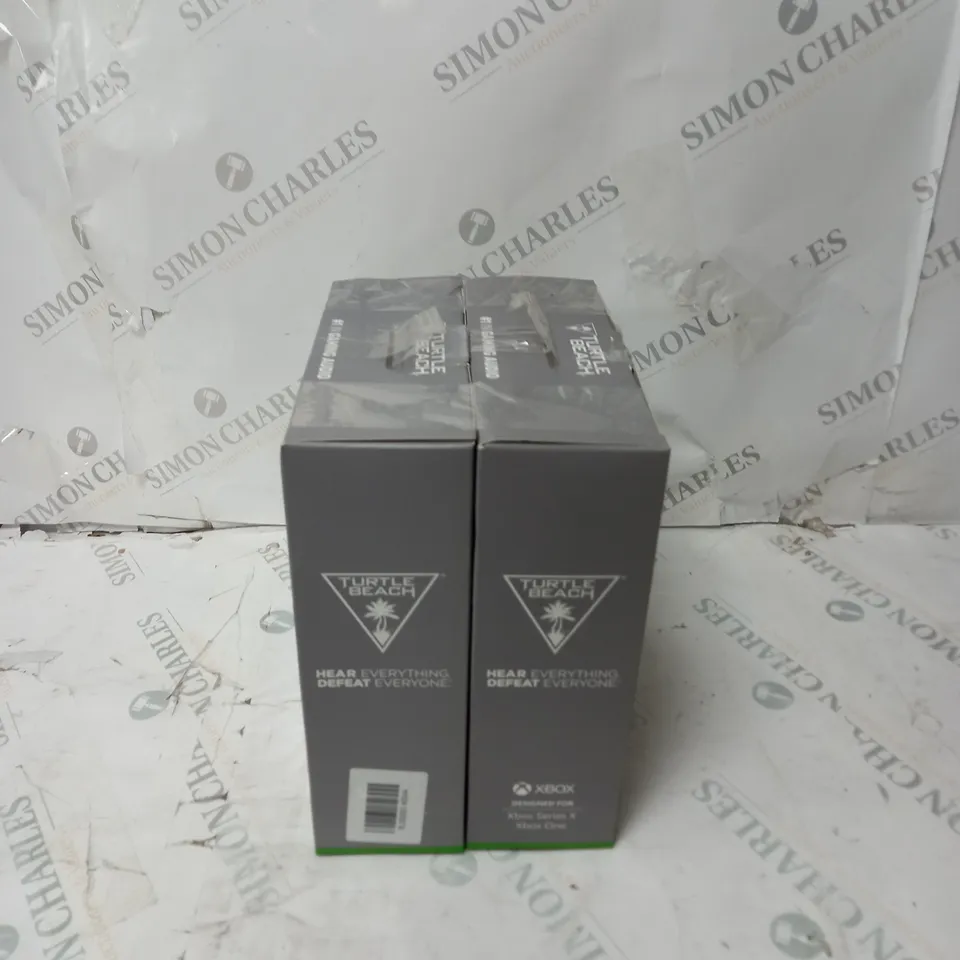 2X TURTLE BEACH RECON 70 HEADSETS - WHITE 