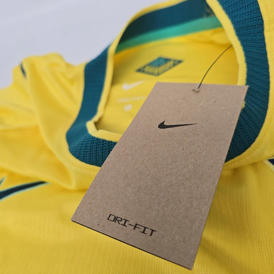 NIKE BRAZIL NATIONAL TEAM FOOTBALL JERSEY – YELLOW, MEN'S M