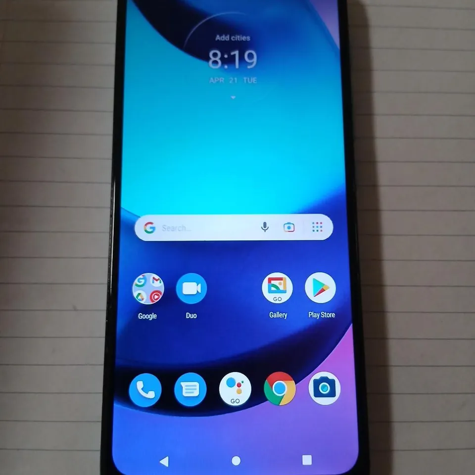 MOTOROLA MOTO E20 SMARTPHONE – TEAL