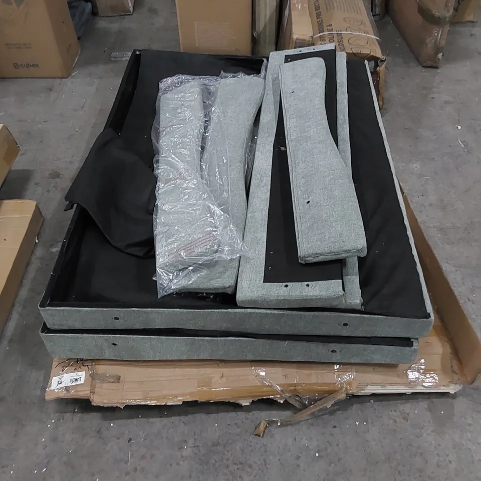 PALLET TO CONTAIN ASSORTED BED PARTS 