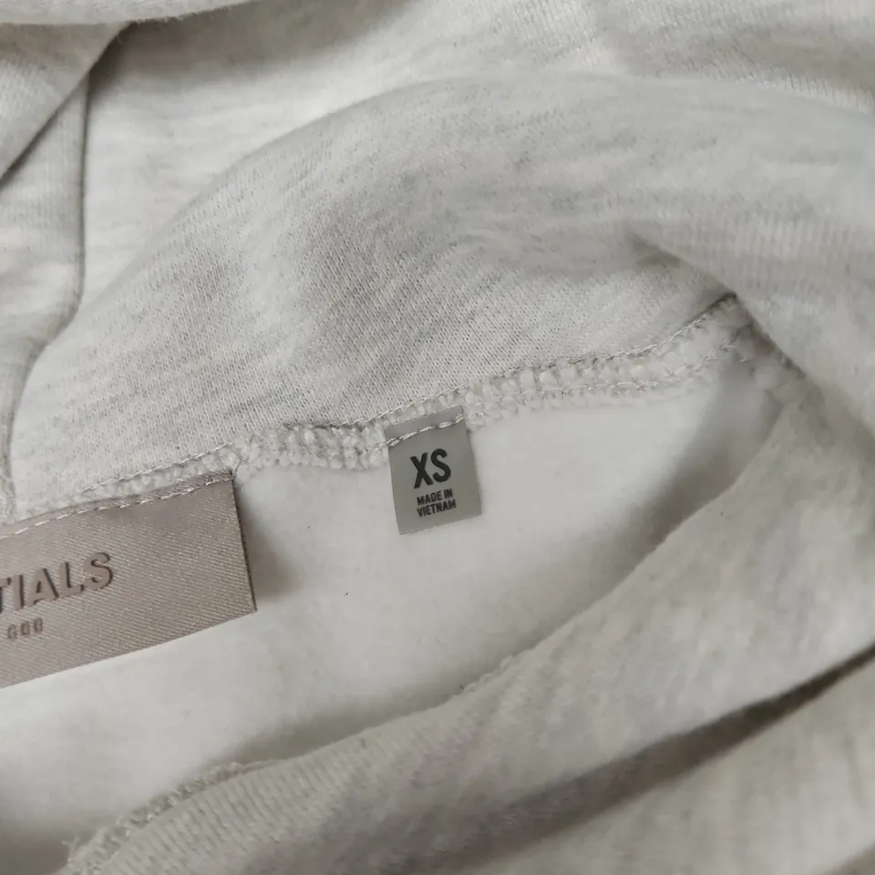 FEAR OF GOD ESSENTIALS HOODIE – XS – LIGHT GREY