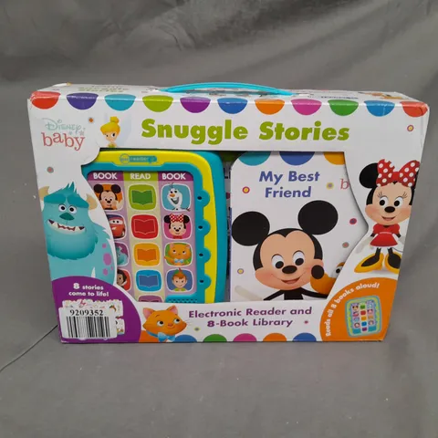 DISNEY BABY SNUGGLE STORIES - ELECTRONIC READER AND 8-BOOK LIBRARY