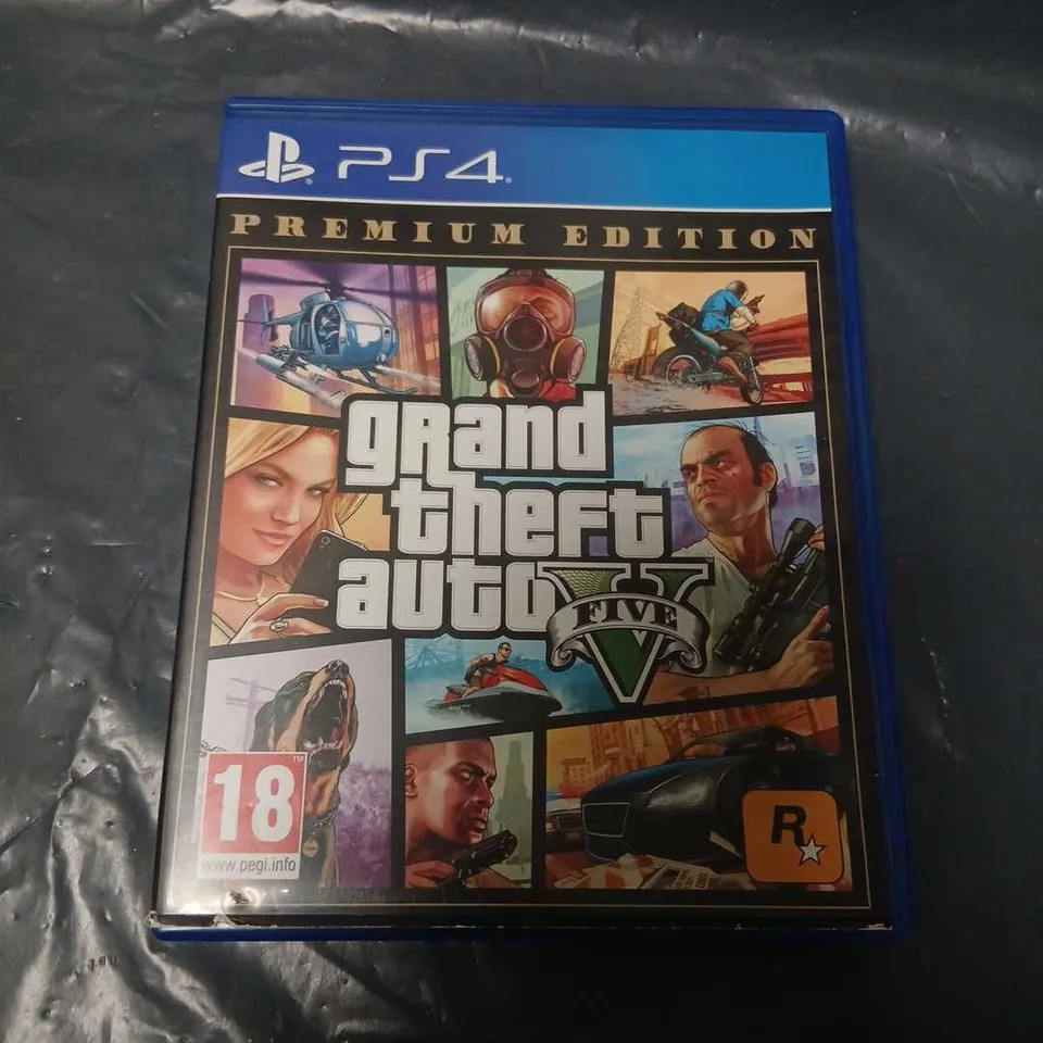 PLAYSTATION 4 GRAND THEFT AUTO V PREMIUM EDITION – BOXED
