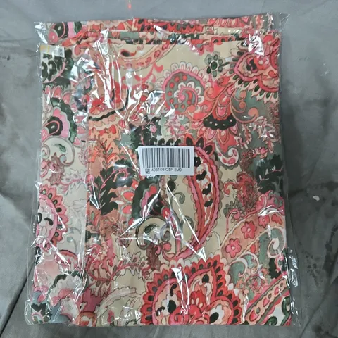 APPROXIMATELY 15 BAGGED MALISSA J PRINTED KIMONO JACKETS IN PINK MULTI FLORAL - SMALL/MEDIUM