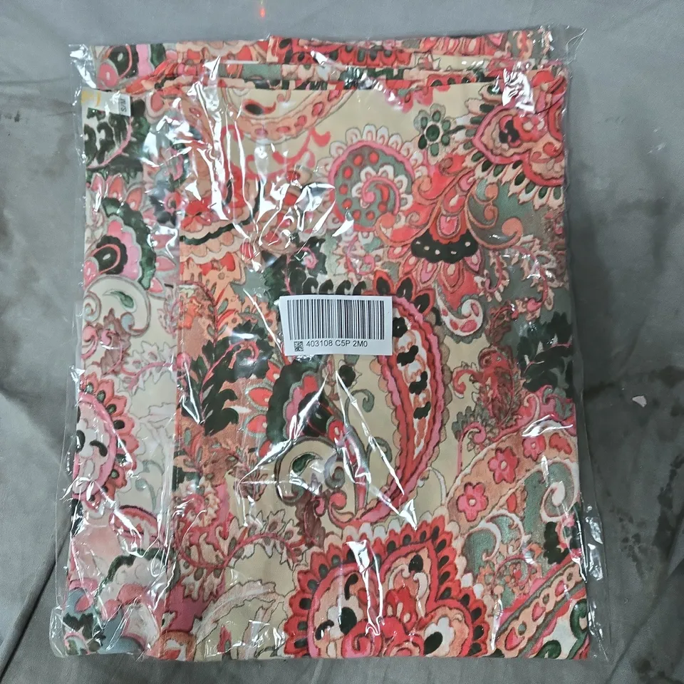 APPROXIMATELY 15 BAGGED MALISSA J PRINTED KIMONO JACKETS IN PINK MULTI FLORAL - SMALL/MEDIUM