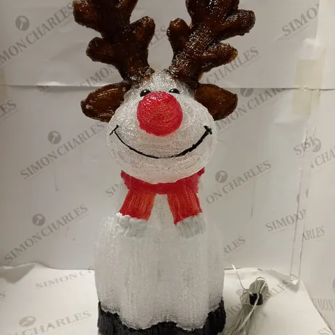 JOHN LEWIS WHITE & MULTI COLOUR REINDEER LIGHT