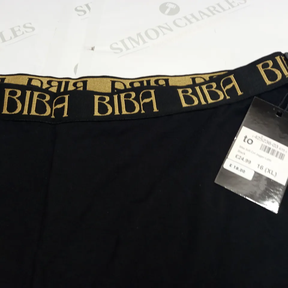 BIBA SOFT COT JOGGERS - BLACK 16