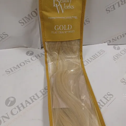 PACKAGED BEAUTY WORKS GOLD FLAT TRACK WEFT