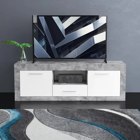 BOXED DEATONHILL TV STAND FOR TVS UP TO 65" (1 BOX)
