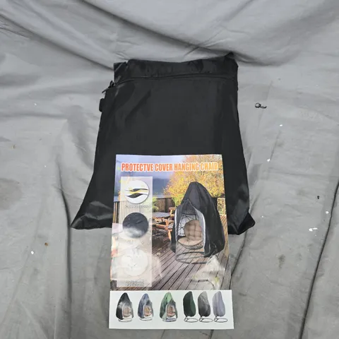 PROTECTIVE COVER HANGING CHAIR – BLACK GARDEN & PATIO FURNITURE COVER
