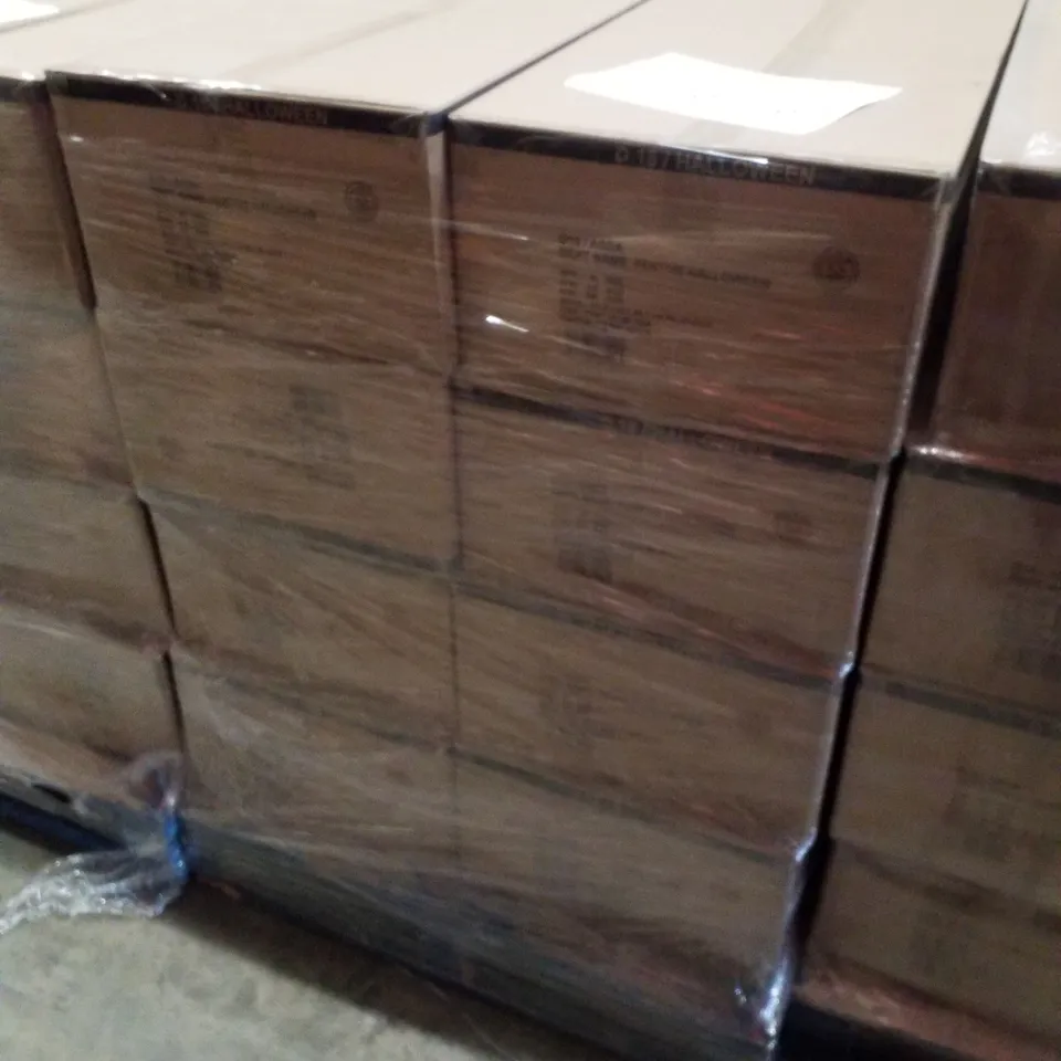 PALLET CONTAINING 8 BOXES OF BRAND NEW PLASTIC HALLOWEEN KIDS WEAPONS