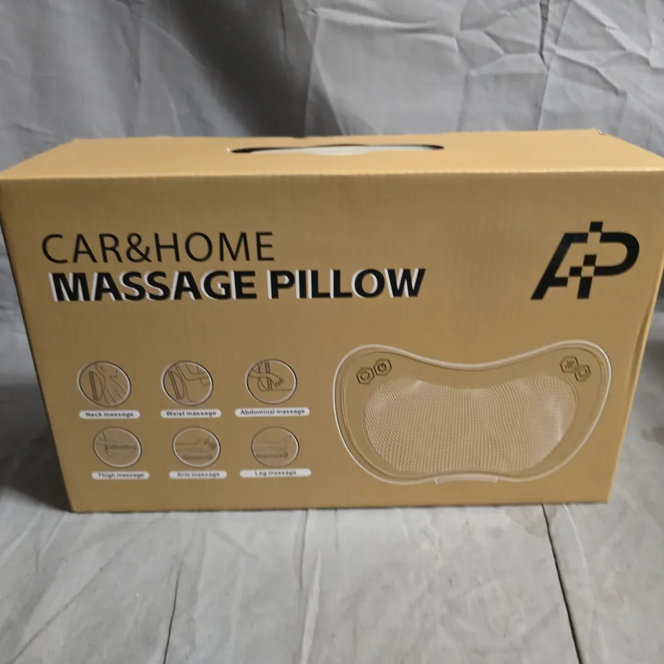 CAR & HOME MASSAGE PILLOW – BOXED