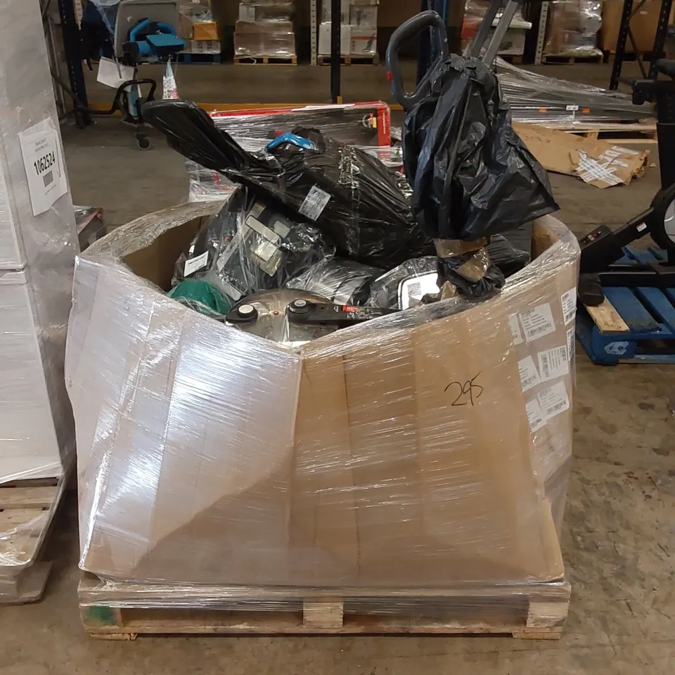 PALLET OF APPROXIMATELY 23 UNPROCESSED RAW RETURN HOUSEHOLD AND ELECTRICAL GOODS TO INCLUDE;