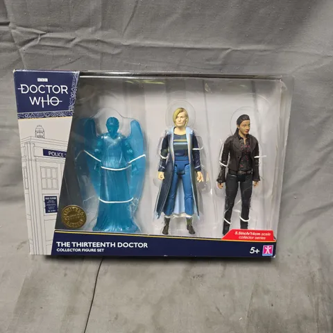 DOCTOR WHO: THE THIRTEENTH DOCTOR COLLECTOR FIGURE SET – BOXED (3 FIGURES)