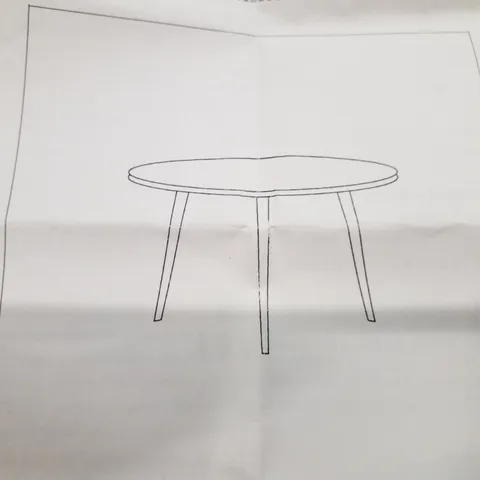 BOXED SIDE TABLE - NATURAL/WHITE