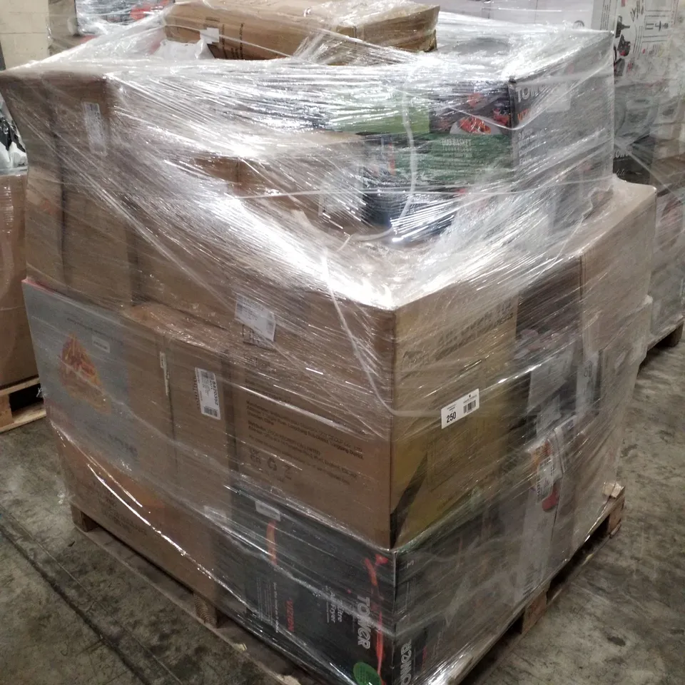 PALLET OF APPROXIMATELY 28 UNPROCESSED RAW RETURN HOUSEHOLD AND ELECTRICAL GOODS TO INCLUDE;