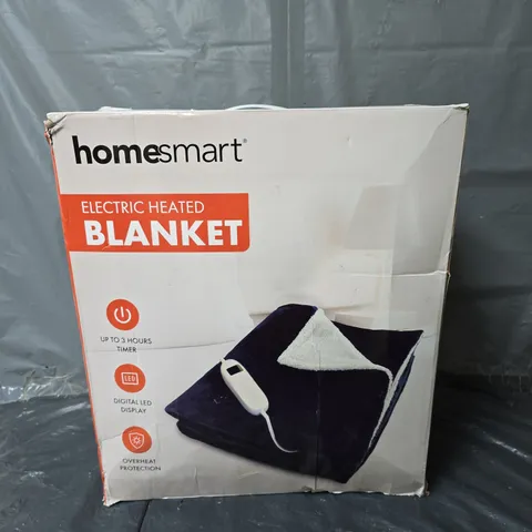 BOXED HOMESMART ELECTRIC HEATED BLANKET 