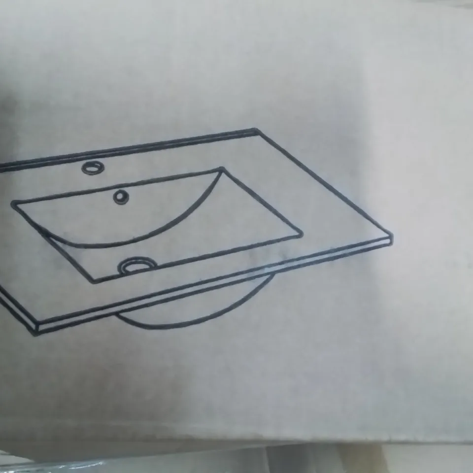 BOXED EDEN 1005M SINGLE BATHROOM VANITY (2BOXES) WHITE 