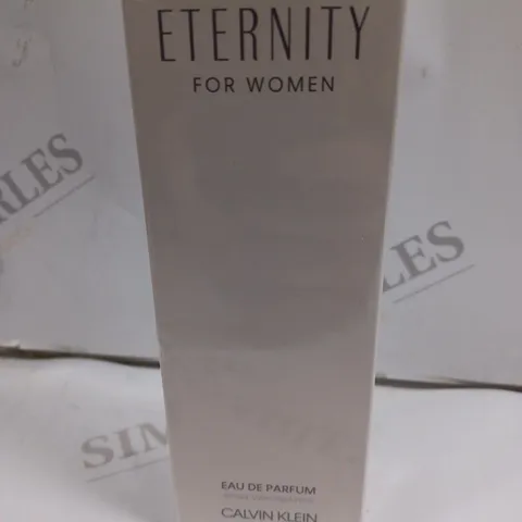 BOXED AND SEALED CALVIN KLEIN ETERNITY FOR WOMEN EAU DE PARFUM 100ML