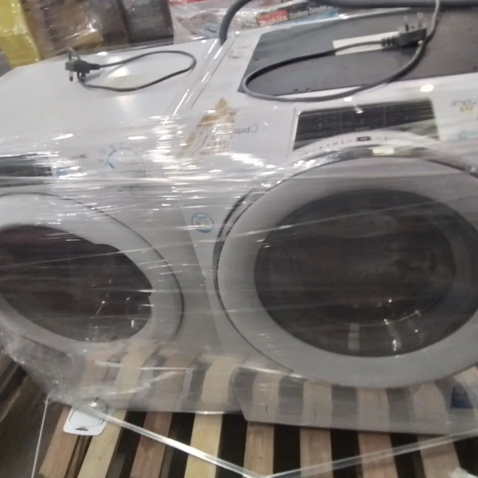 CANDY SMART PRO FREESTANDING WASHING MACHINE WHITE AND CANDY RAPIDO FREE STANDING WASHING MACHINE - UNPROCESSED RAW RETURNS