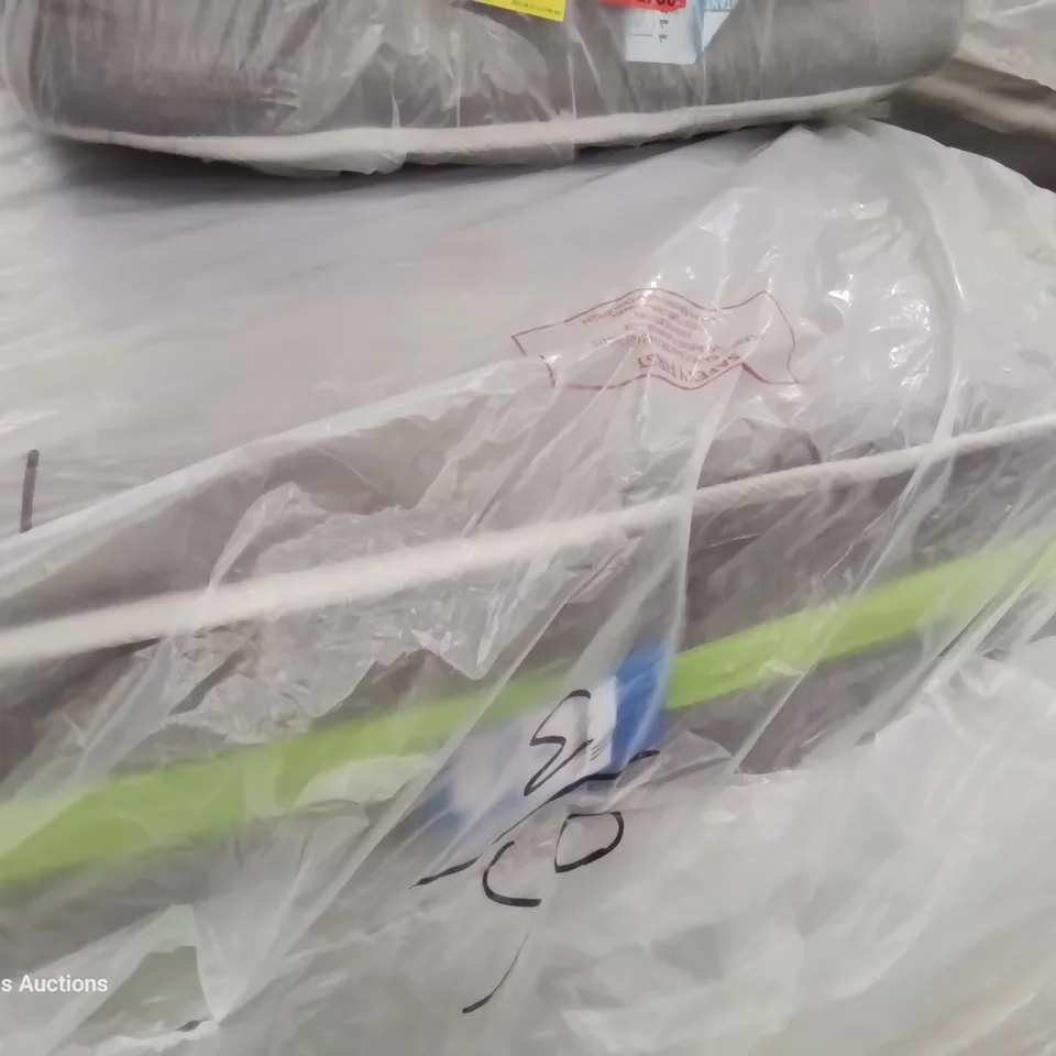 QUALITY BAGGED 3FT SINGLE HYBRID FIBRE FOAM OPEN COIL MATTRESS 