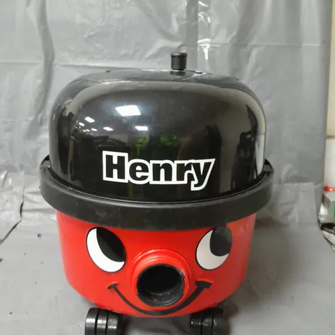 BOXED HENRY COMPACT HVR160 BAGGED CYLINDER VAC IN RED