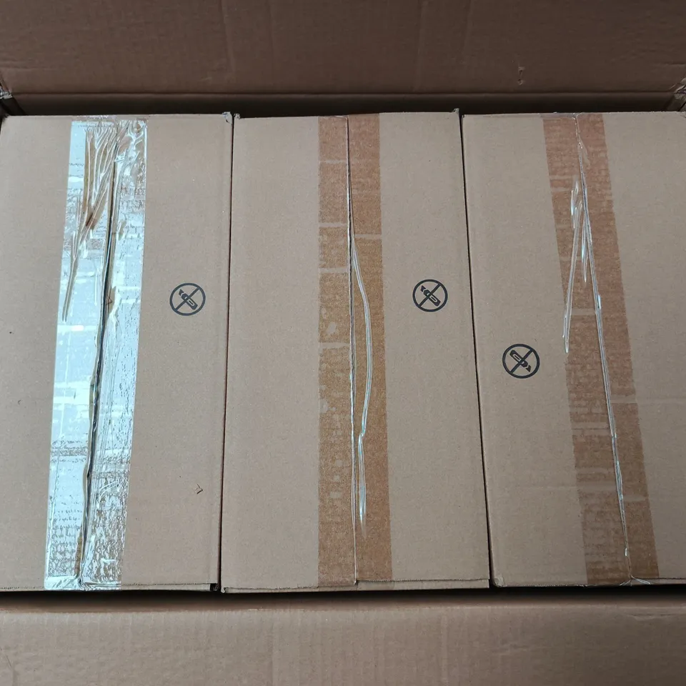 APPROXIMATELY 72 BOXED GISELA GRAHAM SAGE GREEN STARBURST SNOWFLAKE PAPER CHRISTMAS DECORATIONS