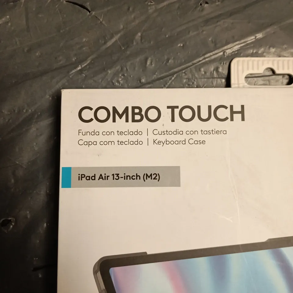 LOGITECH COMBO TOUCH KEYBOARD CASE FOR IPAD AIR 13-INCH (M2) – BOXED