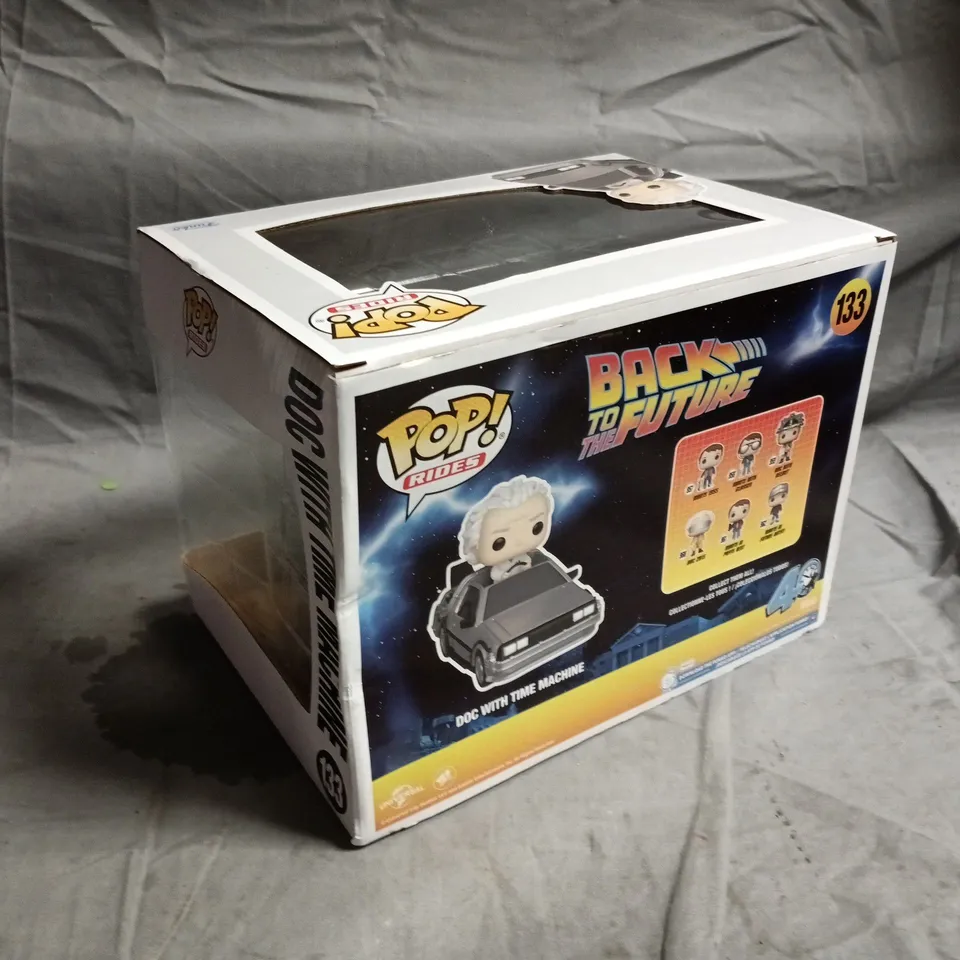 FUNKO POP! RIDES – BACK TO THE FUTURE DOC WITH TIME MACHINE, #133
