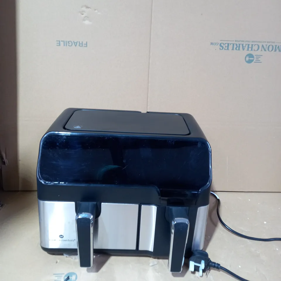 COOK'S ESSENTIALS DUAL AIR FRYER 7.7L