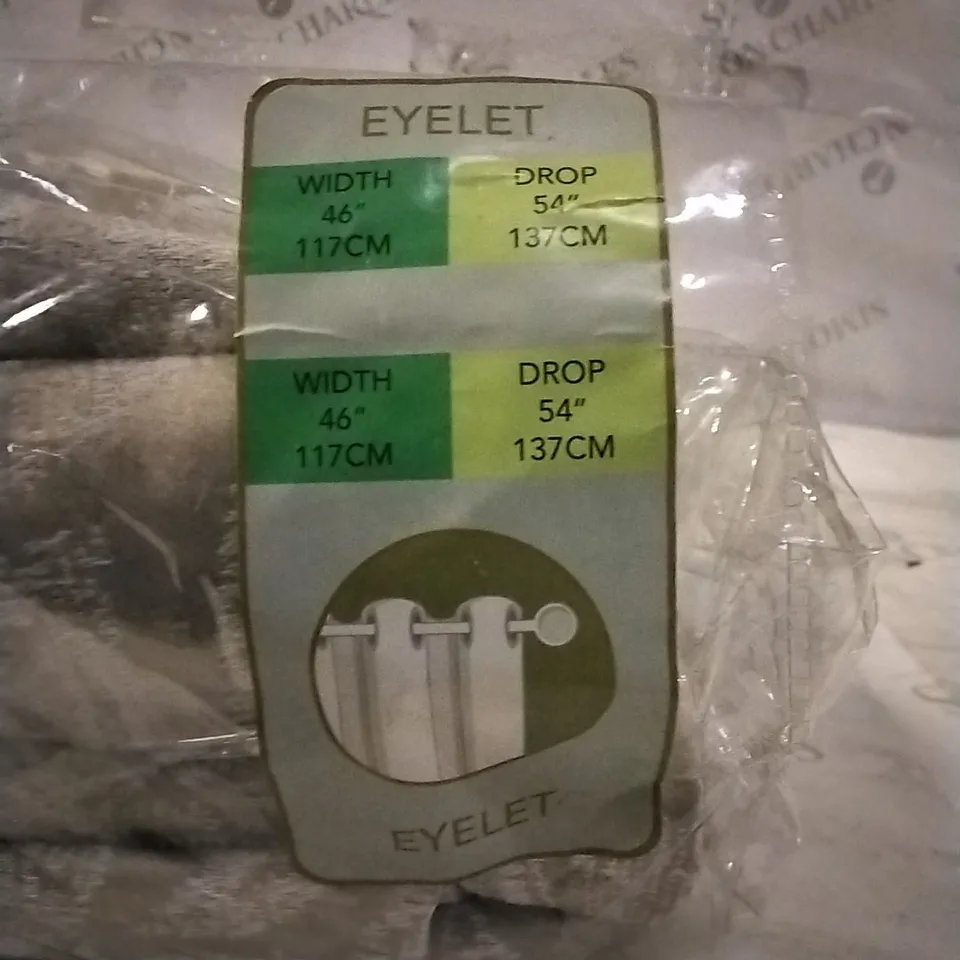 BAGGED VOUNI POLYESTER ROOM DARKENING CURTAIN PAIR