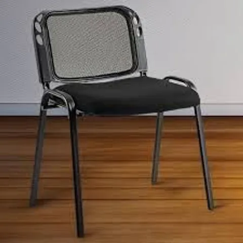 COSTWAY BLACK WATERFALL SEAT WAITING ROOM CHAIR 5 PACK