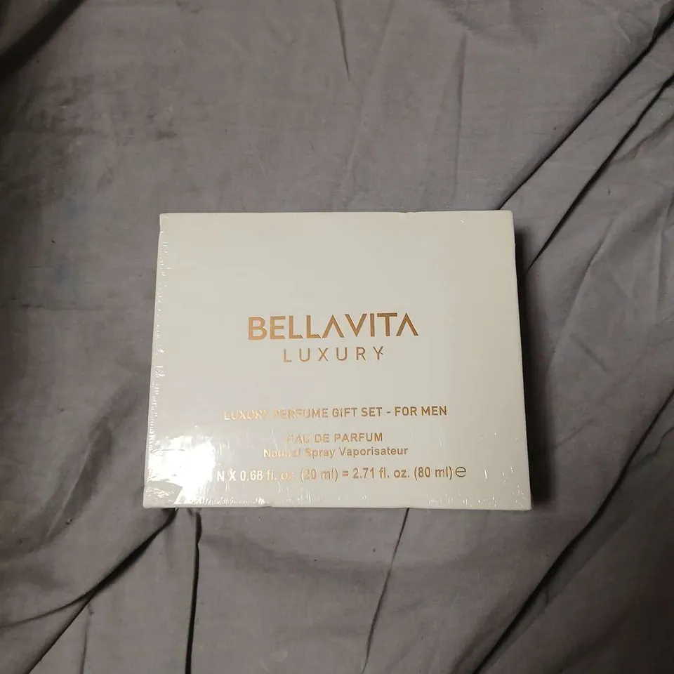 BELLAVITA LUXURY PERFUME GIFT SET FOR MEN – BOXED, 4 X 20ML