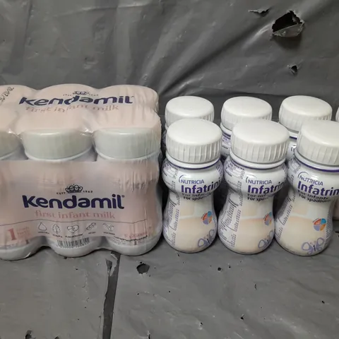 APPROXIMATELY 13 INFANTS MILKS TO INCLUDE NUTRICA & KENDAMILL