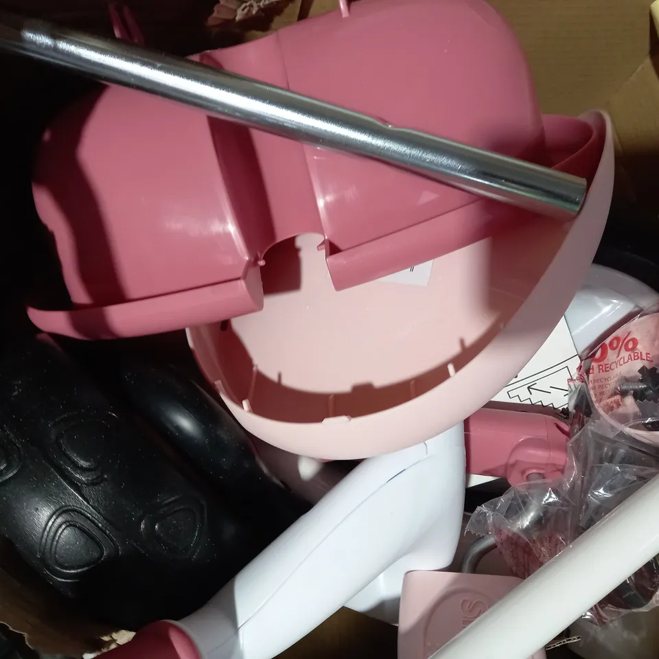 BE MOVE CHILDREN'S PUSH TRICYCLE IN PINK RRP £46.99